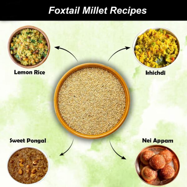 Foxtail Millet | Thinai | தினை | 400g Unpolished Rice |100% Gluten Free & Natural |High Protein & More Fiber
