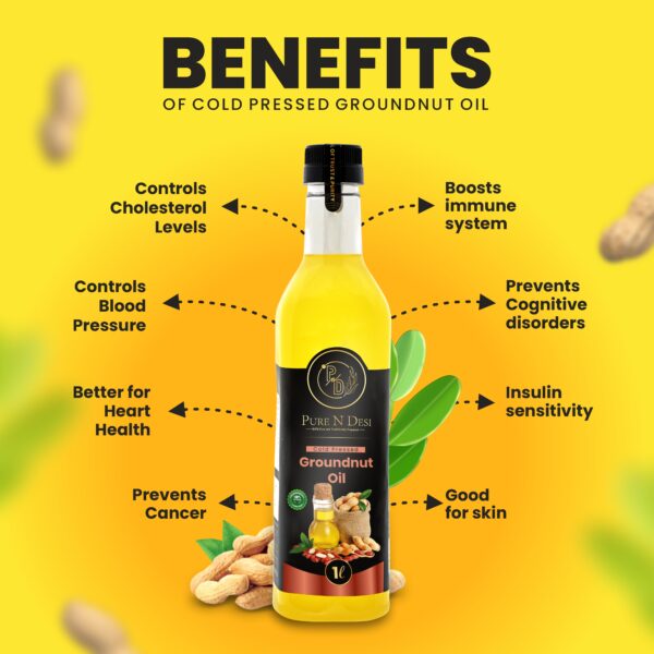 Cold Pressed Groundnut Oil 180ml