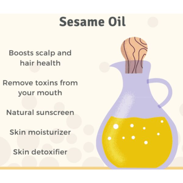 Cold pressed sesame oil 180 ml