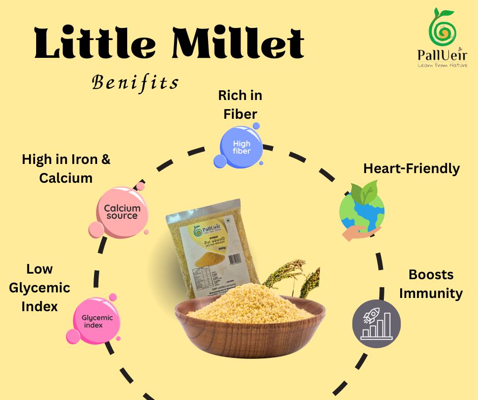 Little Millet | Samai | சாமை | 400g |100% Gluten Free & Natural |High Protein & More Fiber
