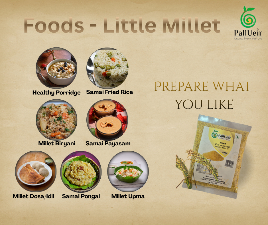Little Millet | Samai | சாமை | 400g |100% Gluten Free & Natural |High Protein & More Fiber